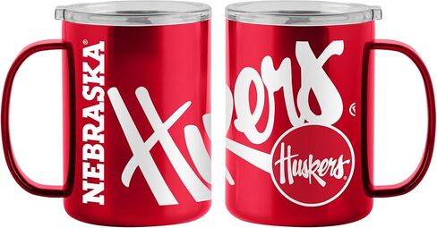 logobrands Alabama Crimson Tide Hype Double Wall Vacuum Insulated 15oz Stainless Steel Mug in Saudi Arabia