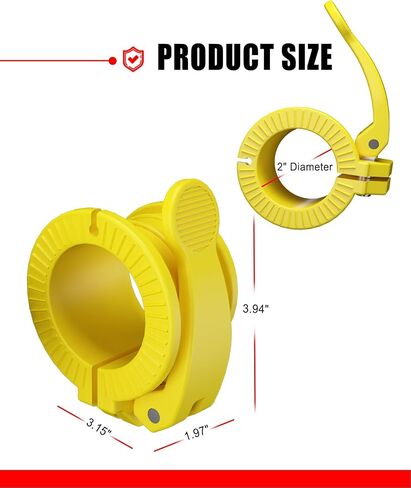 Olympic Barbell Clamps 2 inch Adjustable Barbell Clips Quick Release Pair of Locking Weight Clips for Bars in Saudi Arabia