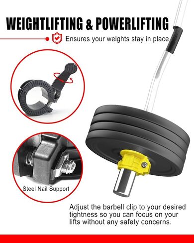 Olympic Barbell Clamps 2 inch Adjustable Barbell Clips Quick Release Pair of Locking Weight Clips for Bars in Saudi Arabia