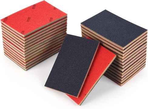 28 PCS 180-3000 اسفنجة الصنفرة الحصيرة ، كتلة رملية الرغوة الناعمة ، وسادات الصنفرة الناعمة فائقة الإسفنج الجاف الجاف للنموذج in Saudi Arabia