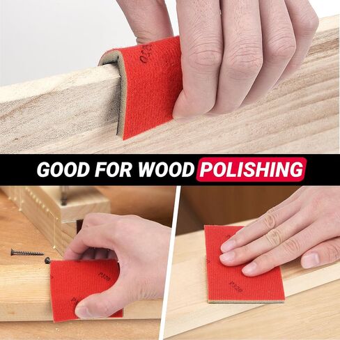 28 PCS 180-3000 Grit Sanding Sponge,Soft Foam Sanding Block,Ultra Fine Sanding Pads Wet Dry Sandpaper Sponge for Model Drywall Metal Wood Furniture Polishing in Saudi Arabia