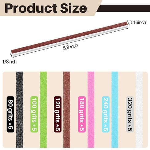 70 PCS SANDING LATCHS CHESS FOR PLASTION تشمل 30 من عصي الطابقات المزدوجة ، و 10 عصي تلميع و 30 Tighting Twigs DIY Model ، وطباعة ثلاثية الأبعاد ، وأدوات المجوهرات (زاوية مزدوجة) in Kuwait