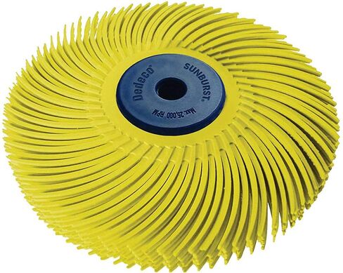 Dedeco Sunburst Dybial Bristle Discs -3 "(76mm) DIA ، TC Bristle ، 6 -ply ، 1/4" in Kuwait