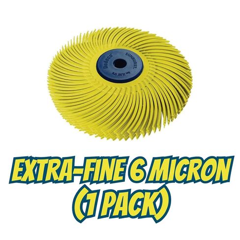 Dedeco Sunburst Dybial Bristle Discs -3 "(76mm) DIA ، TC Bristle ، 6 -ply ، 1/4" in Kuwait