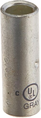 Morris 94414 Short Barrel Compression Splice, Copper, 4 STR, 250-.344 ID-OD, 1.73-inch Length, Gray in Saudi Arabia