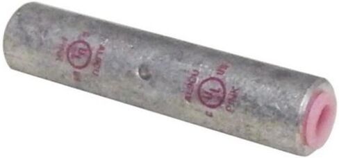 Morris 93214 Long Barrel Compression Splice, Aluminum, 2 STR, 31-.53 ID-OD, 2.38-inch Length, Pink, 5-Pack in Saudi Arabia