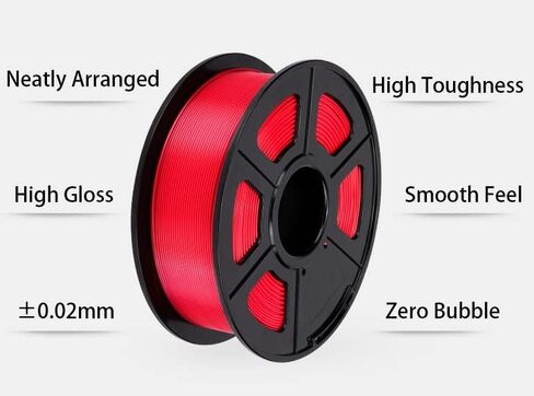 PLA+ 3D Printer Filament | 1KG (2.2 LBS) Spool | 1.75mm Dimensional Accuracy +/- 0.02mm | PLA Plus 3D Printing Material for 3D Printers | 100% No Bubble (Color : Light brown) in Saudi Arabia