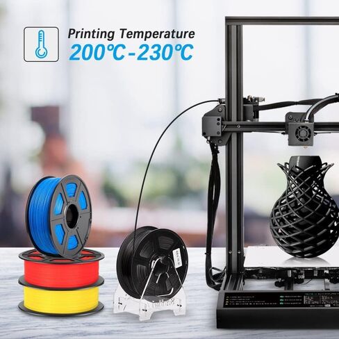 PLA+ 3D Printer Filament | 1KG (2.2 LBS) Spool | 1.75mm Dimensional Accuracy +/- 0.02mm | PLA Plus 3D Printing Material for 3D Printers | 100% No Bubble (Color : Light brown) in Saudi Arabia