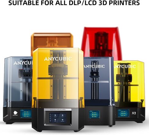 ANYCUBIC 3D Printer Resin, 405nm High Precision Fast Curing UV Photopolymer Resin for LCD 3D Printing, 1kg Grey in Kuwait