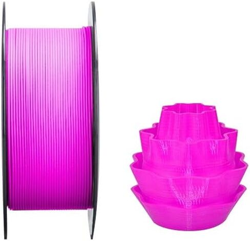 PLA+ 3D Printer Filament | 1KG (2.2 LBS) Spool | 1.75mm Dimensional Accuracy +/- 0.02mm | PLA Plus 3D Printing Material for 3D Printers | 100% No Bubble (Color : Light brown) in Saudi Arabia