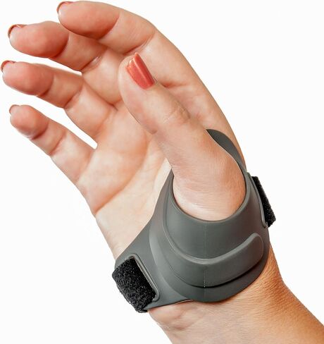 CMCcare Thumb Brace - Medical Grade Support for CMC Joint Pain Relief | Comfortable, Waterproof & Adjustable for Arthritis, Osteoarthritis, Tendonitis | Includes Cozy Liner & Extra Strap, Left-Medium in Saudi Arabia