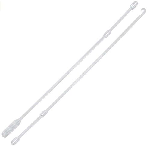 18" Long Cast Scratcher, Cleaner/Sanitizer and Hook for itching and Cleansing cast Covered arms and Legs (Grey) in Saudi Arabia
