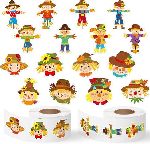 Haooryx Football Self Adhesive Stickers - 1000pcs(2 Rolls)16 Designs Cartoon Super Rugby Bowl Self-Adhesive Sticker Rolls Gift Wraping Decals I Love Football Touch Down Rugger Match Day Giftwrap Decor in Saudi Arabia