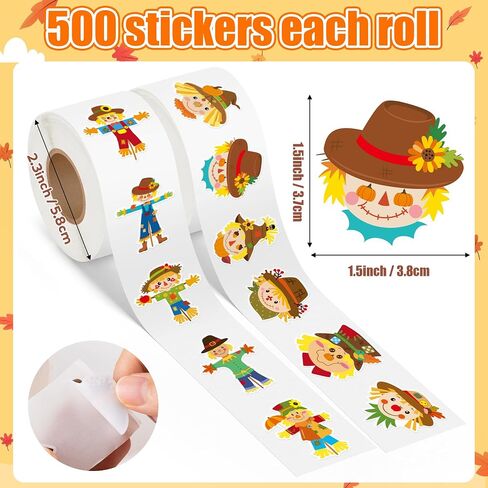 Haooryx Football Self Adhesive Stickers - 1000pcs(2 Rolls)16 Designs Cartoon Super Rugby Bowl Self-Adhesive Sticker Rolls Gift Wraping Decals I Love Football Touch Down Rugger Match Day Giftwrap Decor in Saudi Arabia