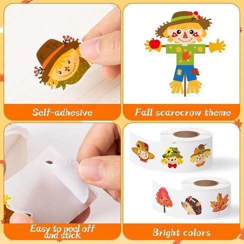 Haooryx Football Self Adhesive Stickers - 1000pcs(2 Rolls)16 Designs Cartoon Super Rugby Bowl Self-Adhesive Sticker Rolls Gift Wraping Decals I Love Football Touch Down Rugger Match Day Giftwrap Decor in Saudi Arabia