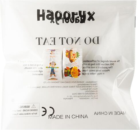 Haooryx Football Self Adhesive Stickers - 1000pcs(2 Rolls)16 Designs Cartoon Super Rugby Bowl Self-Adhesive Sticker Rolls Gift Wraping Decals I Love Football Touch Down Rugger Match Day Giftwrap Decor in Saudi Arabia