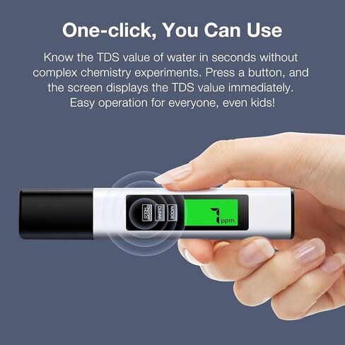 2025 All-New 4 in 1 Tds Meter Digital Water Tester - Accurate and Reliable TDS EC & Temp(°C,°F) Meter - 0-9990ppm - Professional Testing for Drinking Water, RO/DI System, Aquariums etc in Kuwait
