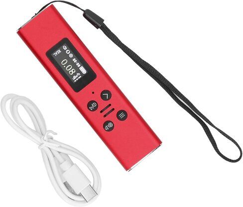 Geiger Counter USB Charging with TFT HD Display 400mAh Nuclear Radiation Detector for Home (Red) in Saudi Arabia
