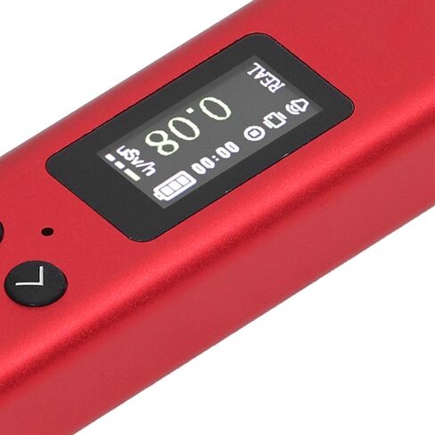 Geiger Counter USB Charging with TFT HD Display 400mAh Nuclear Radiation Detector for Home (Red) in Saudi Arabia