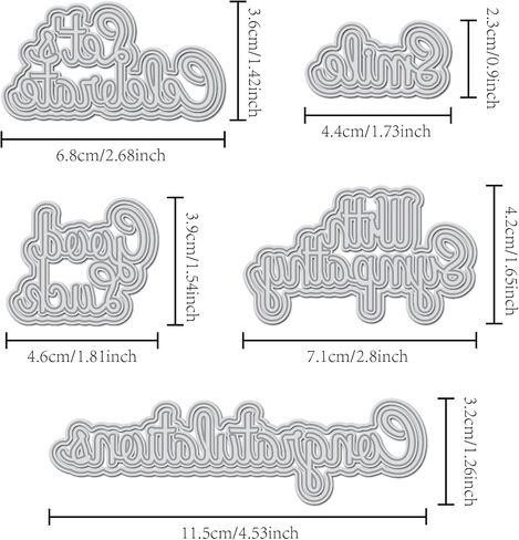 Arbuya 2pcs/الكثير من الأم عيد الأم المعدنية يموت قطع عيد الأب القطع القطع القطع تموت على طبع in Kuwait