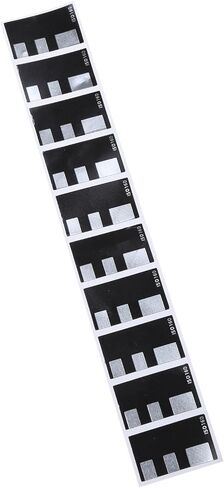 10pcs ملصق فيلم Film Film Film Cassette مشفر لـ ISO50 ISO100 ISO160 ISO200 ISO250 ISO320 ISO400 ISO500 ISO500 CODE in Kuwait
