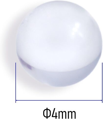 1000 pcs 4mm Boiling Stones, Round Soda Lime Clear Glass Boiling Beads, Glass Paint Mixing Balls, Lab Heating Ball in Kuwait