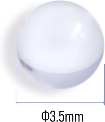 1000 pcs 4mm Boiling Stones, Round Soda Lime Clear Glass Boiling Beads, Glass Paint Mixing Balls, Lab Heating Ball in Kuwait