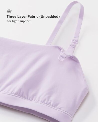 INLYRIC Women's Inbarely Soft Nursing Bras Unlined Bralettes Maternity Bra for Breastfeeding Unpadded Comfy Sleep Seamless in Kuwait