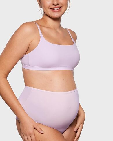 INLYRIC Women's Inbarely Soft Nursing Bras Unlined Bralettes Maternity Bra for Breastfeeding Unpadded Comfy Sleep Seamless in Kuwait