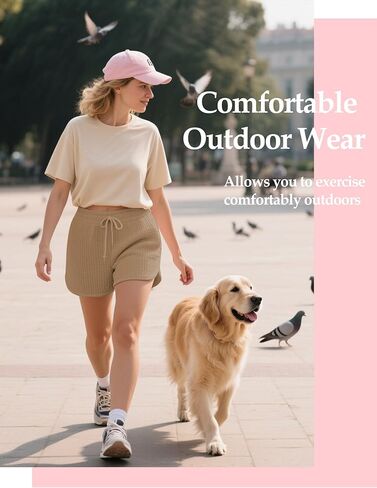 Neer 3 Pack Waffle Waffle Cont Cotton Blend الرباط غير الرسمي Pajama Lounge Summer Yoga Shorts مع جيوب in Kuwait