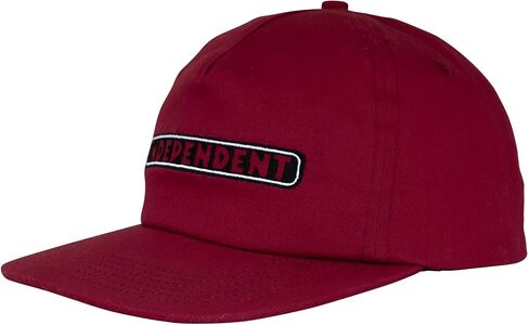 INDEPENDENT Unisex Unstructured Bar Logo Snapback Skate Hat in Saudi Arabia