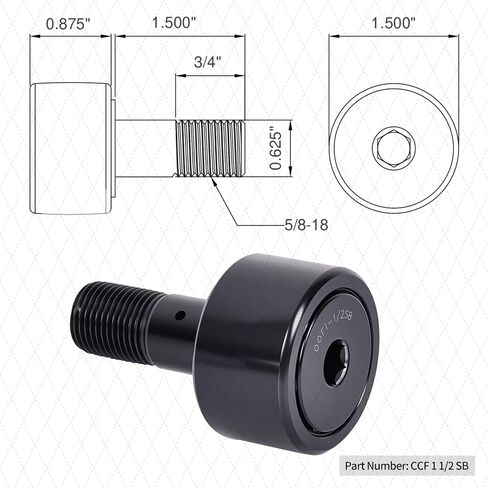 CF 3/4 SB Stud Cam Track Roller Follower Bearing in Saudi Arabia