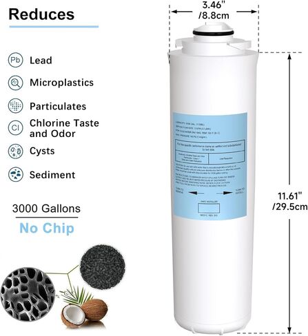 Compatible with Elkay51300C EWF3000 Replacement Filter in Saudi Arabia