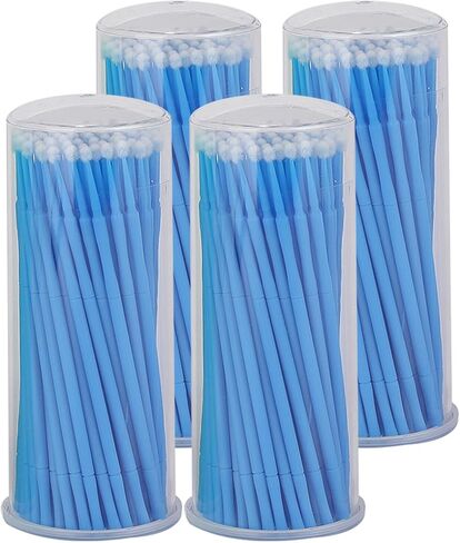 400 PCs Pollo Disposable Fine-Green Microbrush Applicators by JEVOLVE – Precision Brushes for Crafting, Art Projects, Painting, Detailing, Model Building, DIY and Small Area Application in Saudi Arabia