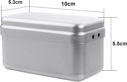 1Pcs 72 Holes Endo Box Diamond Bur Holder Autoclave Aluminum Box for Endo Files (Silver) in Saudi Arabia