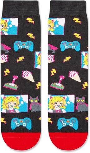 HAPPYPOP Anime Gifts for Teen Boys - Lover Gifts, Socks, Stuff, Merch, Kids Socks 7-9 Year Old in Saudi Arabia