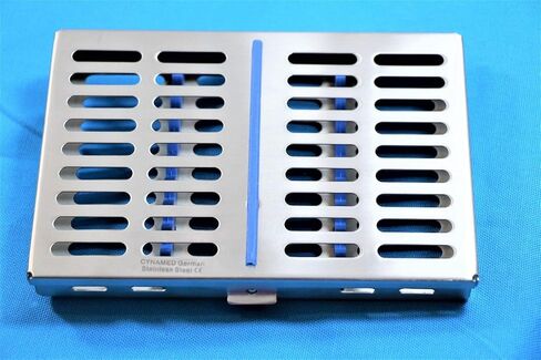 كاسيت تعقيم الأسنان الألماني الممتاز مربع رف صينية أدوات العدوانية 10 أدوات in Kuwait