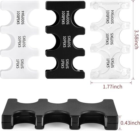 صاحب العمل الياباني لعملة العمل اليابانية منظم الحالات الصلبة 3PCK موزع العملة مع 6 فتحات مستطيل محمول منظم العملة المعدنية وتخزين العملات المعدنية عملة معدنية للعملة المعدنية. in Kuwait