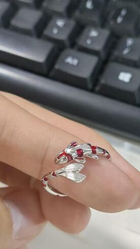 Ocean Open Ring 925 Sterling Silver Orca/Killer Whale/Shark/Manta Ray Adjustable Ring Animal Lovers Jewelry Ocean Gift for Friend/Daughter/Mother, Size 7 in Saudi Arabia