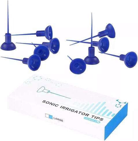 20pcs Endo Sonic Activator Tips, Dental Sonic Irrigator Tips, Endodontic Activation Root Canal Irrigation Tips (Blue-35/04) in Kuwait