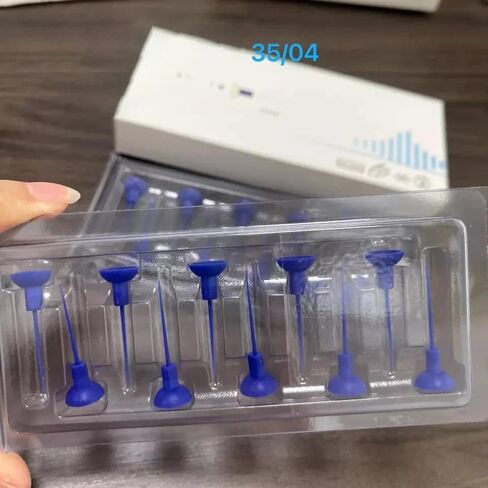 20pcs Endo Sonic Activator Tips, Dental Sonic Irrigator Tips, Endodontic Activation Root Canal Irrigation Tips (Blue-35/04) in Kuwait