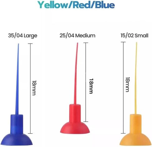 20pcs Endo Sonic Activator Tips, Dental Sonic Irrigator Tips, Endodontic Activation Root Canal Irrigation Tips (Blue-35/04) in Kuwait