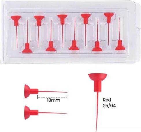 20pcs Endo Sonic Activator Tips, Dental Sonic Irrigator Tips, Endodontic Activation Root Canal Irrigation Tips (Blue-35/04) in Kuwait