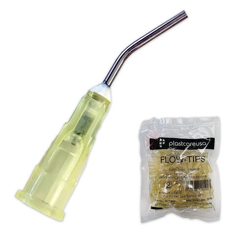 27 Gauge Grey Dental Pre Bens Flow Dispensing Edele Edch Tips - حقيبة من 100 نصائح للقضيب بواسطة Plastcare USA in Saudi Arabia