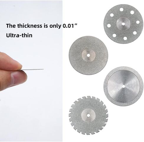 5pcs Dental Ultra-Thin Double Side Sand Porcelain Diamond Grinding Wheel Cutting Disc for Separating Polish Teeth Whitening Tool (Color : 5pcs C01) in Kuwait