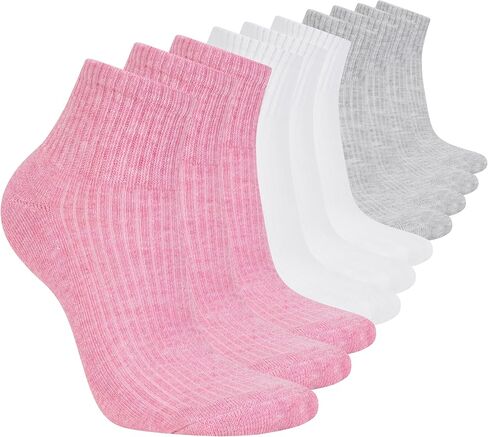 Skechers Women's 10 Pack Cushioned Quarter Crew Socks in Saudi Arabia