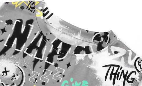 Beezizac Little & Big Boys 2-Piece Cozy Summer Pajamas Black Gamer Tank Top & Shorts Cool PJ Kid Set Size 6-18 in Kuwait