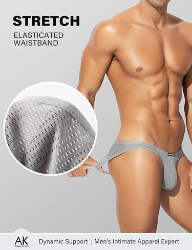 Arjen Kroos Men’s Jockstraps Sexy Underwear Mesh Jock straps Thong Athletic Supporter in Kuwait
