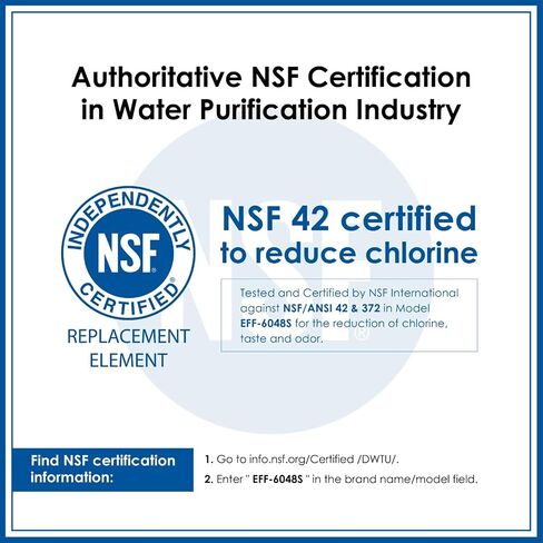 Waterdrop XWF water filter for GE® refrigerator, Replacement for XWF GE® water filter, 3 Filters in Kuwait