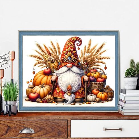 Highland Cow and Gnome Diamond Art Kits for Adults - Diamond Painting Kits for Adults Beginner, DIY 5D Full Drill Sunflowers Gem Art for Home Wall Decor 14x14 inch in Kuwait